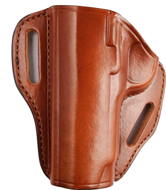 Bianchi Model 58 P.I. Open-Top Belt Slide Holster For Gov't 1911 Comdr Officers' ACP Left Tan 24993 - Bianchi