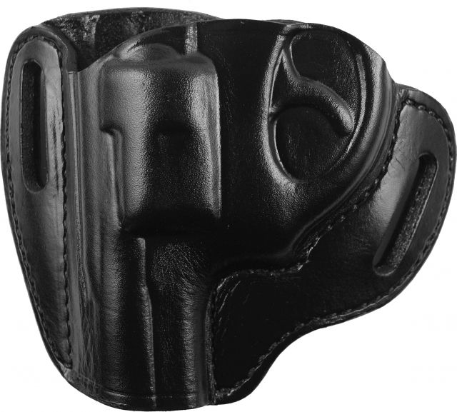 Bianchi Model 57 Remedy Belt Slide Holster Ruger LCR Left Hand Plain Black 25035 - Bianchi