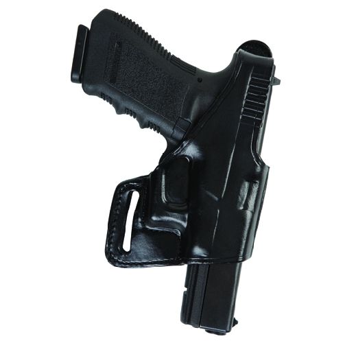 Bianchi 75 Venom Belt Slide Holster Smith & Wesson Model 36/Smith & Wesson Model 640 Left Hand Plain Black 24183 - Bianchi