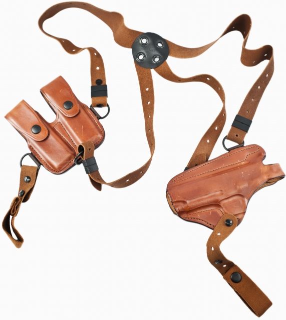 Bianchi X16 Agent Unlined Shoulder System Holder Left Hand Tan 17253 - Bianchi