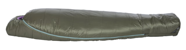 Big Agnes Big Agnes Anthracite 30 FireLine Pro Recycled Sleeping Bag - Women's Lichen Green/African Violet Long - $159.95 at Optics Planet