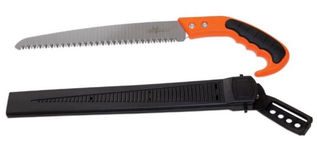 Muddy Handsaw with Scabbard includes Plastic Scabbard with Belt Loop Black/Orange CR74-V