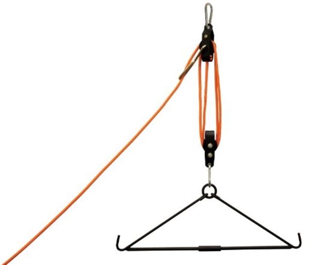 Big Game Treestands Magnum Lift System includes Gambrel Rope Weight-Reducing Pulley System Black MLS01-V