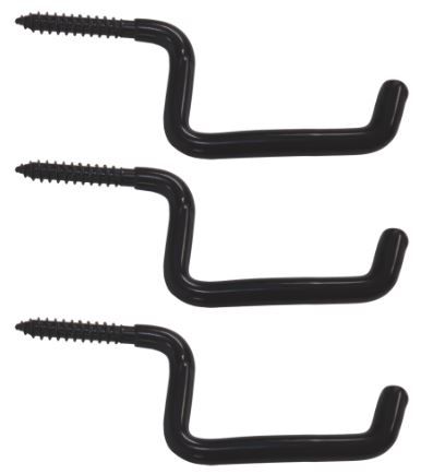 Muddy Screw-In Accessory Hooks - 3 P Black - Muddy