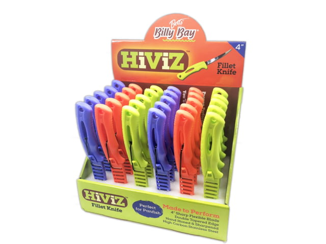 Billy Bay Hi Viz Fillet Knife Display by USA Billy Bay Specialty Outdoor Gear