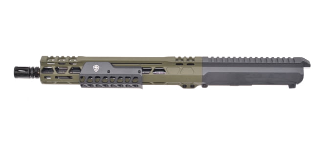 Bilson Arms BA15FC 223 Wylde 12.5in Forward Charging Complete Upper Assembly Carbine Length 1-7 Twist 1/2-28 TPI Sniper Green/Grey - Bilson Arms