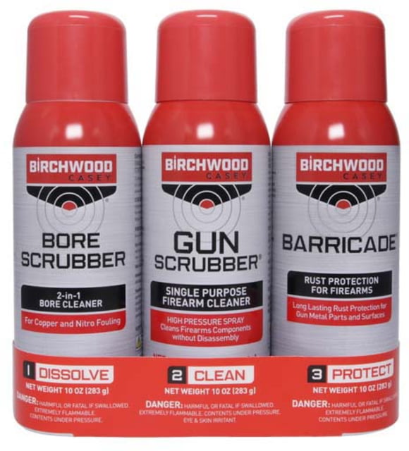 Birchwood Casey 1-2-3 Aerosol Value Pack 3 Aerosol Cans