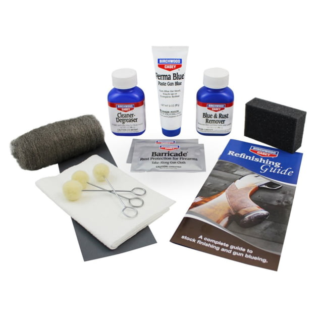 Birchwood Casey 12pc Perma Blue Paste Gun Blue Finishing Kit