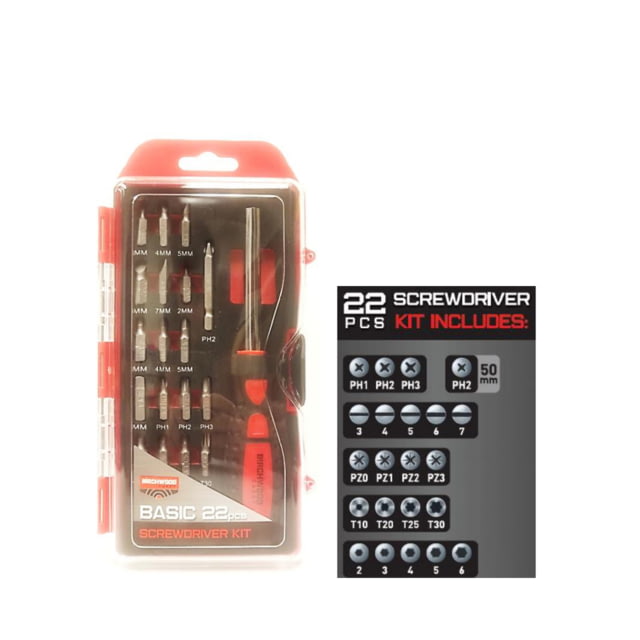 Birchwood Casey Basic Screwdriver Kit 22 Pieces