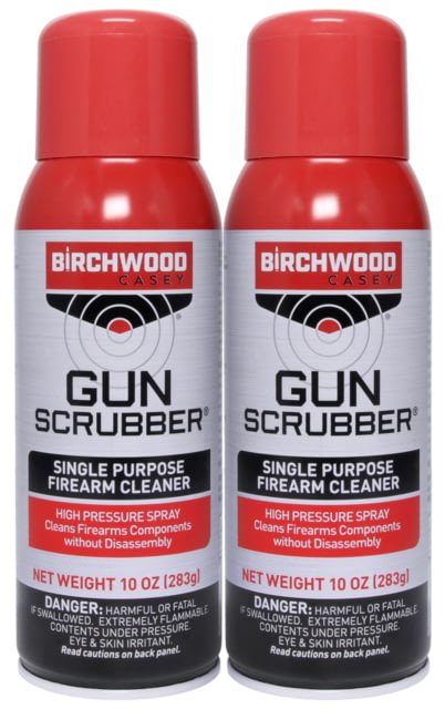 Birchwood Casey Gun Scrubber Firearm Cleaner- 10oz Aerosol 2-pack
