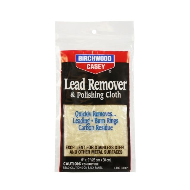 Birchwood Casey Lead Remover and Polishing Cloth 6x9