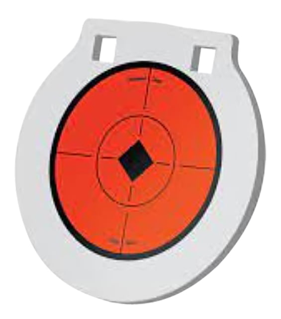 Birchwood Casey 1/2in Round Target Plate Steel 6in Black/Red/White