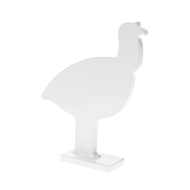Birchwood Casey Silhouette Knock Over Targets 1/4 in Steel Targets 1/5 Scale 4 Piece Set Silver