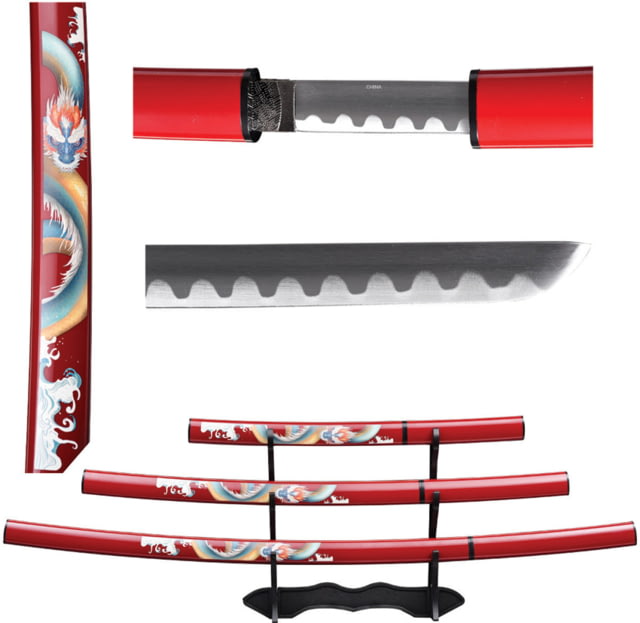 Bishamon Samurai Sword 3 Piece Set BMNSA122BDD - Bishamon