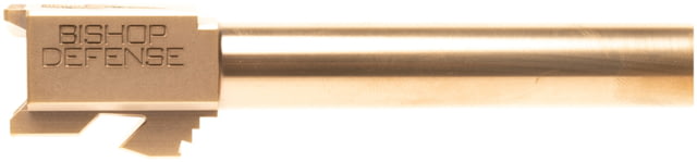 Bishop Defense Match Grade Pistol Barrel Glock 17 9mm 4.49 in 1-10 Twist Bronze - Bishop Defense
