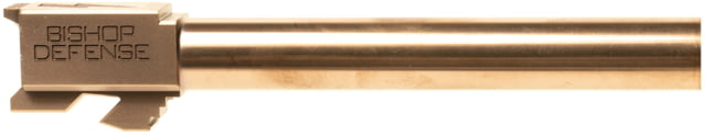 Bishop Defense Match Grade Pistol Barrel Glock 34 9mm 5.31 in 1-10 Twist Bronze - Bishop Defense