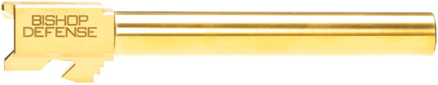Bishop Defense Match Grade Pistol Barrel Glock 34 9mm 5.31 in 1-10 Twist Gold - Bishop Defense