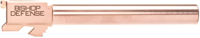 Bishop Defense Match Grade Pistol Barrel Glock 34 9mm 5.31 in 1-10 Twist Rose Gold - Bishop Defense