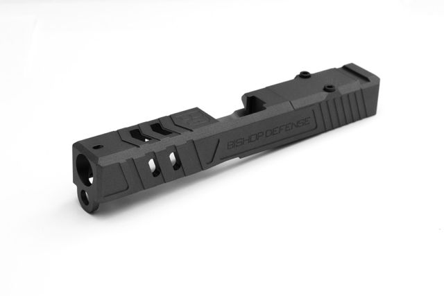 Bishop Defense Pistol Slide Glock 19 Gen 3 Tier 2 Gray - Bishop Defense