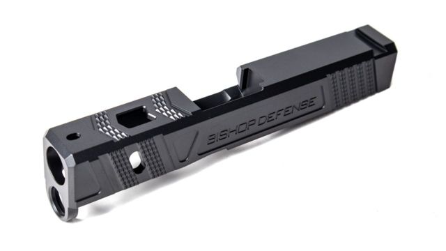 Bishop Defense Pistol Slide Glock 43 Gen 3 Tier 1 Black Nitride - Bishop Defense