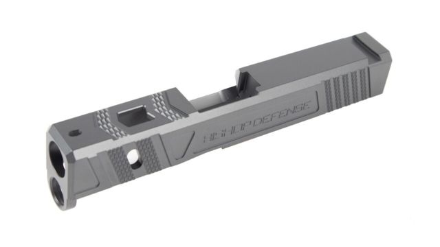Bishop Defense Pistol Slide Glock 43 Gen 3 Tier 1 Gray - Bishop Defense