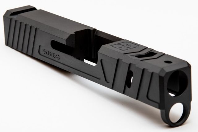 Bishop Defense Pistol Slide Glock 43 Gen 3 Tier 2 Black Nitride - Bishop Defense