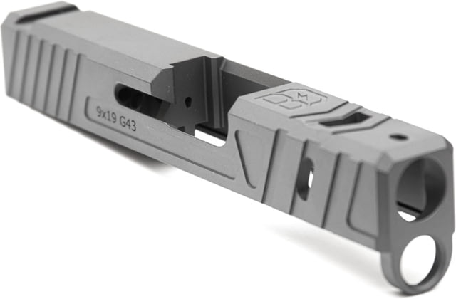 Bishop Defense Pistol Slide, Glock 43, Gen 3, Tier 2, Tungsten, BDSLG43G3T2TNG by USA Bishop Defense Pistol Slides & Slide Parts