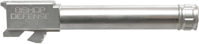 Bishop Defense Threaded Match Grade Pistol Barrel Glock 19 9mm 4.52 in 1-10 Twist Chrome - Bishop Defense