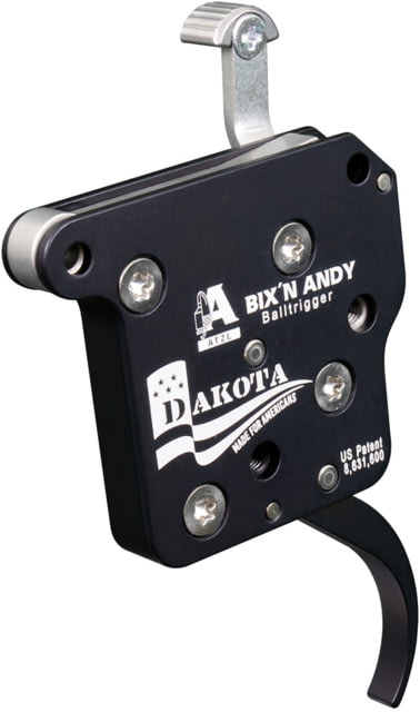 Bix'n Andy Remington 700 Dakota Rifle Trigger, Top Right Safety, Curved, 0.99-4.41lb, Black, TRBX0103 in US
