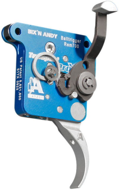 Bix'n Andy Remington 700 TacSport PRO-X Single Stage Rifle Trigger Curved 0.21-2.2lb Top Left Safety Blue - Bix'n Andy