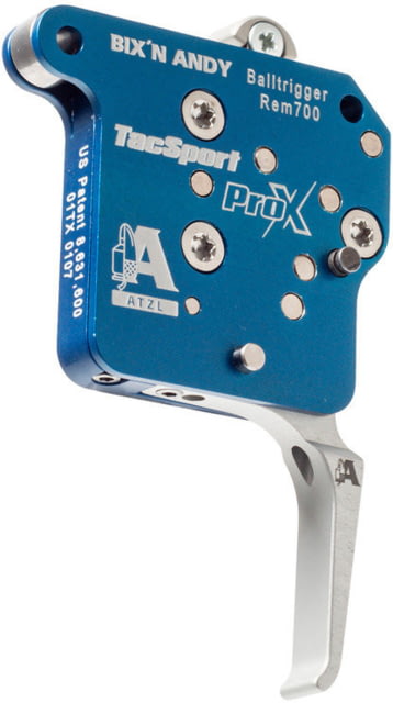 Bix'n Andy Remington 700 TacSport PRO-X Two-Stage Rifle Trigger Straight 0.2-2lb Top Right Safety Blue - Bix'n Andy
