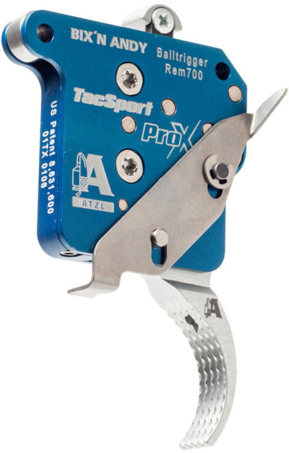 Bix'n Andy Remington 700 TacSport PRO-X Two-Stage Rifle Trigger Gator 0.2-2lb Top Right Safety Blue - Bix'n Andy