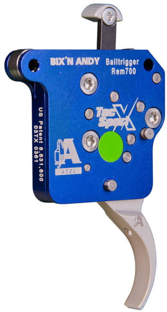 Bix'n Andy Remington 700 TacSport X Single Stage Rifle Trigger Curved 0.625-4.4lb Top Right Safety Blue - Bix'n Andy