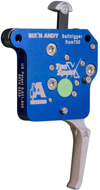 Bix'n Andy Remington 700 TacSport X Two-Stage Rifle Trigger Straight 0.625-4.4lb Top Right Safety Blue - Bix'n Andy