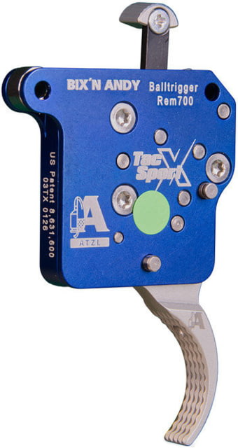 Bix'n Andy Remington 700 TacSport X Two-Stage Rifle Trigger Gator 0.625-4.4lb Top Right Safety Blue - Bix'n Andy