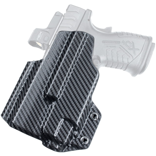 Black Scorpion Outdoor Gear IWB Belt Wing Tuckable Holster Springfield Armory XD-M Elite 3.8in w/ TLR-7 / TLR-8 Right Hand Carbon Fiber - Black Scorpion Outdoor Gear