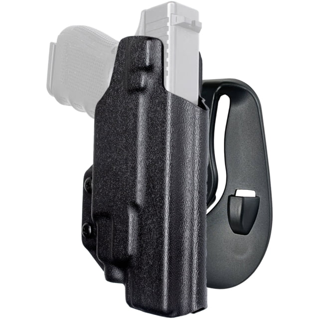 Black Scorpion Outdoor Gear OWB Paddle Holster Glock 17 1919X 22 31 44 45 w/ TLR7 TLR8 Right Hand Black - Black Scorpion Outdoor Gear