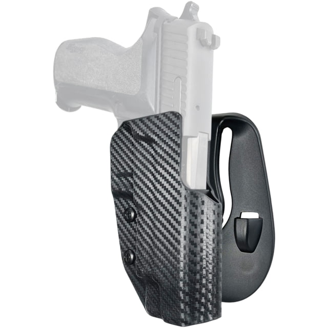 Black Scorpion Outdoor Gear OWB Paddle Holster Sig Sauer P226 w/ Rail Right Hand Carbon Fiber - Black Scorpion Outdoor Gear