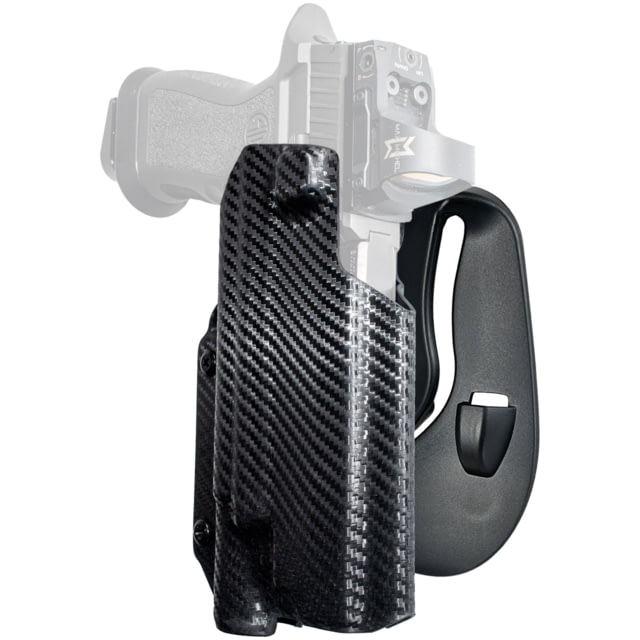Black Scorpion Outdoor Gear OWB Paddle Holster Sig Sauer P320 Full Size w/ X-300 Right Hand Carbon Fiber - Black Scorpion Outdoor Gear