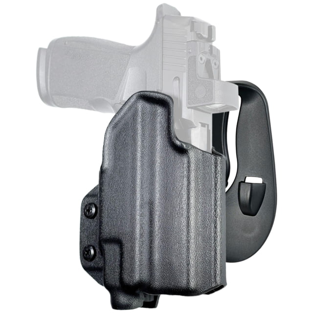 Black Scorpion Outdoor Gear OWB Paddle Holster Sig Sauer P365 X-MACRO w/ TLR-7 TLR-8 Right Hand Black HC03-PADDLE-P365MACROT - Black Scorpion Outdoor Gear