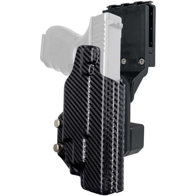 Black Scorpion Outdoor Gear Pro Competition OWB Holster Glock 17 19 19X 22 31 44 45 w/ TLR7 TLR8 Right Hand Carbon Fiber - Black Scorpion Outdoor Gear