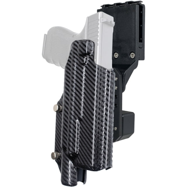 Black Scorpion Outdoor Gear Pro Competition OWB Holster Glock 17 19 19X 22 31 44 45 w/ X300 Right Hand Carbon Fiber - Black Scorpion Outdoor Gear