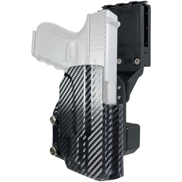 Black Scorpion Outdoor Gear Pro Competition OWB Holster Glock 19 23 w/ TLR-7A Right Hand Carbon Fiber - Black Scorpion Outdoor Gear