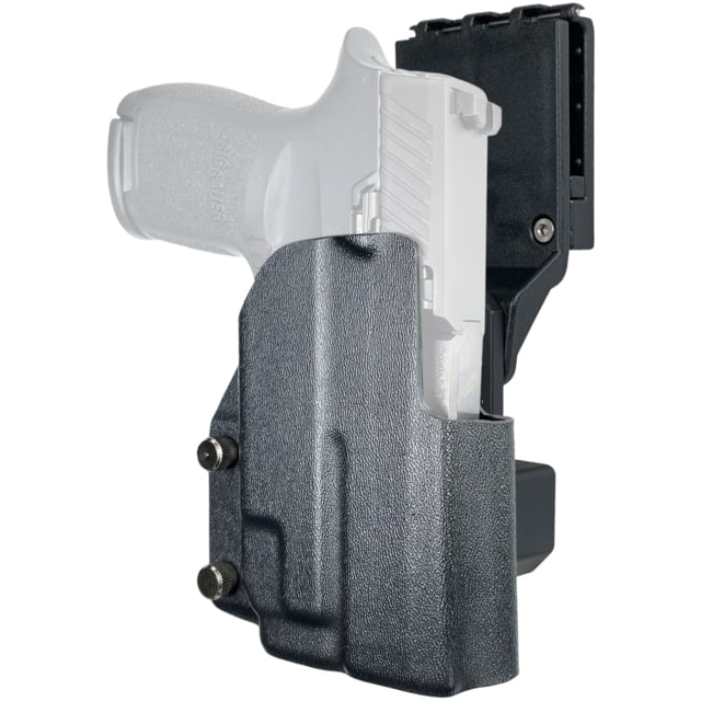 Black Scorpion Outdoor Gear Pro Competition OWB Holster Sig Sauer P320 Compact w/ TLR-7A Right Hand Black - Black Scorpion Outdoor Gear