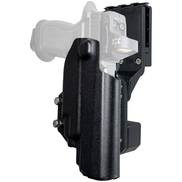 Black Scorpion Outdoor Gear Pro Competition OWB Holster Sig Sauer P320 Full Size w/ TLR-7/TLR-8 Right Hand Black - Black Scorpion Outdoor Gear