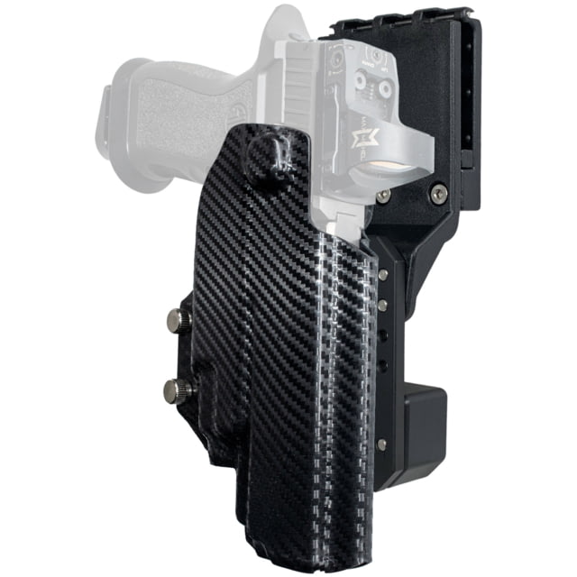 Black Scorpion Outdoor Gear Pro Competition OWB Holster Sig Sauer P320 Full Size w/ TLR-7/TLR-8 Right Hand Carbon Fiber - Black Scorpion Outdoor Gear