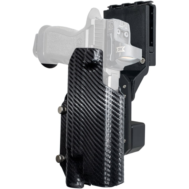 Black Scorpion Outdoor Gear Pro Competition OWB Holster Sig Sauer P320 Full Size w/ X300 Right Hand Carbon Fiber - Black Scorpion Outdoor Gear