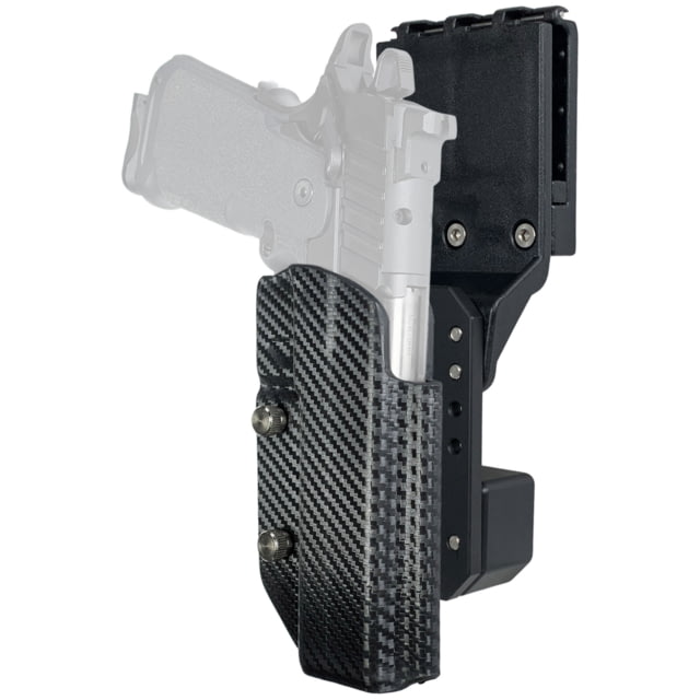 Black Scorpion Outdoor Gear Pro Competition OWB Holster Springfield Armory Prodigy 5in Right Hand Carbon Fiber - Black Scorpion Outdoor Gear