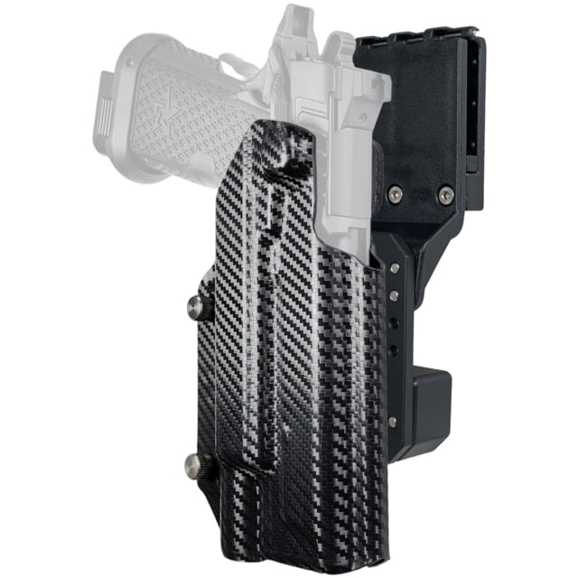 Black Scorpion Outdoor Gear Pro Competition OWB Holster Staccato XC w/ X300 Right Hand Carbon Fiber - Black Scorpion Outdoor Gear