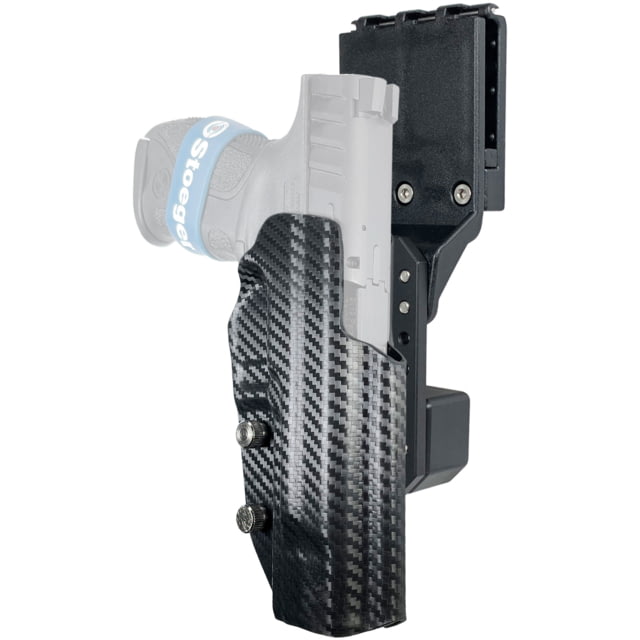 Black Scorpion Outdoor Gear Pro Competition OWB Holster Stoeger STR-9F Right Hand Carbon Fiber - Black Scorpion Outdoor Gear